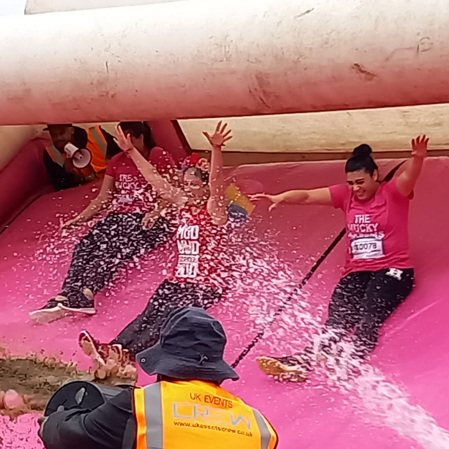 Netty Barlow Cancer Research UK Mud Run